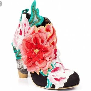 Irregular Choice Rows Garden Booties 9.5